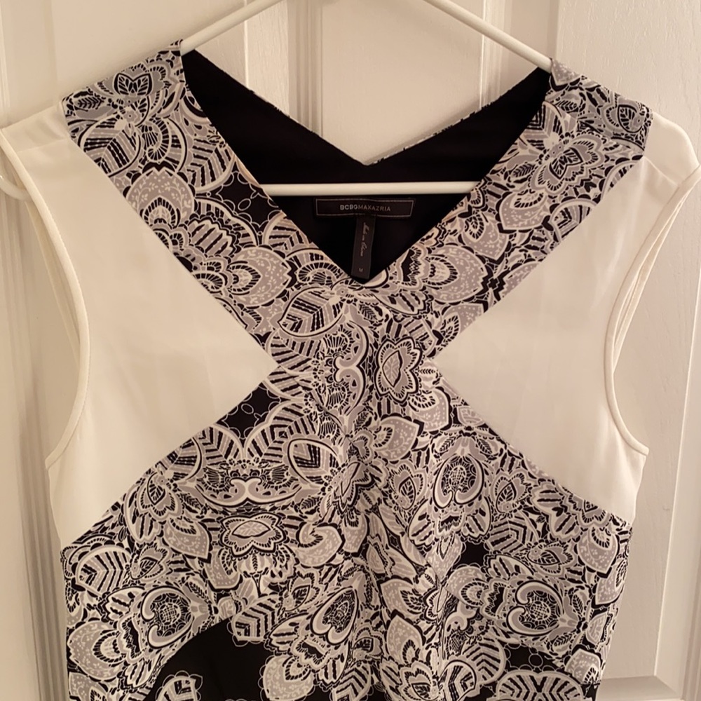 BCBG high/low blouse - Sz M - Picture 3 of 4
